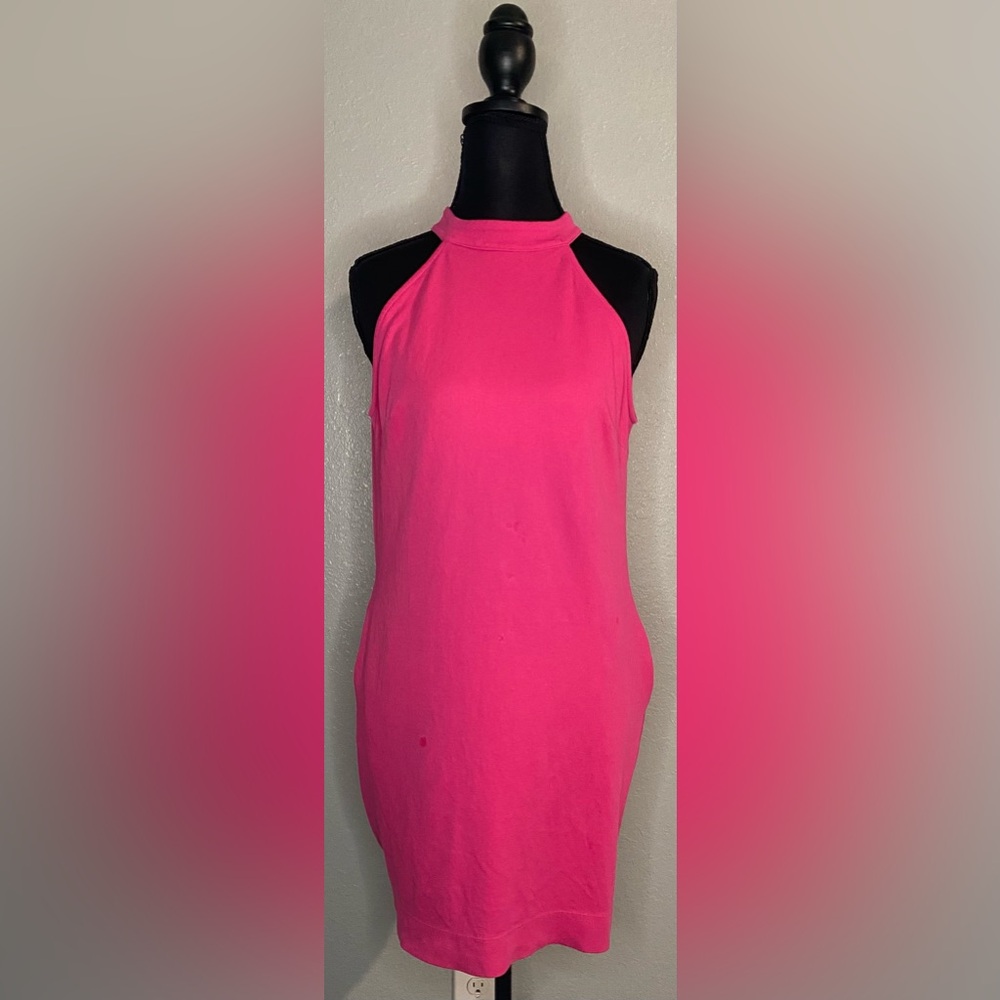 Pink Sleeveless Women's Dress